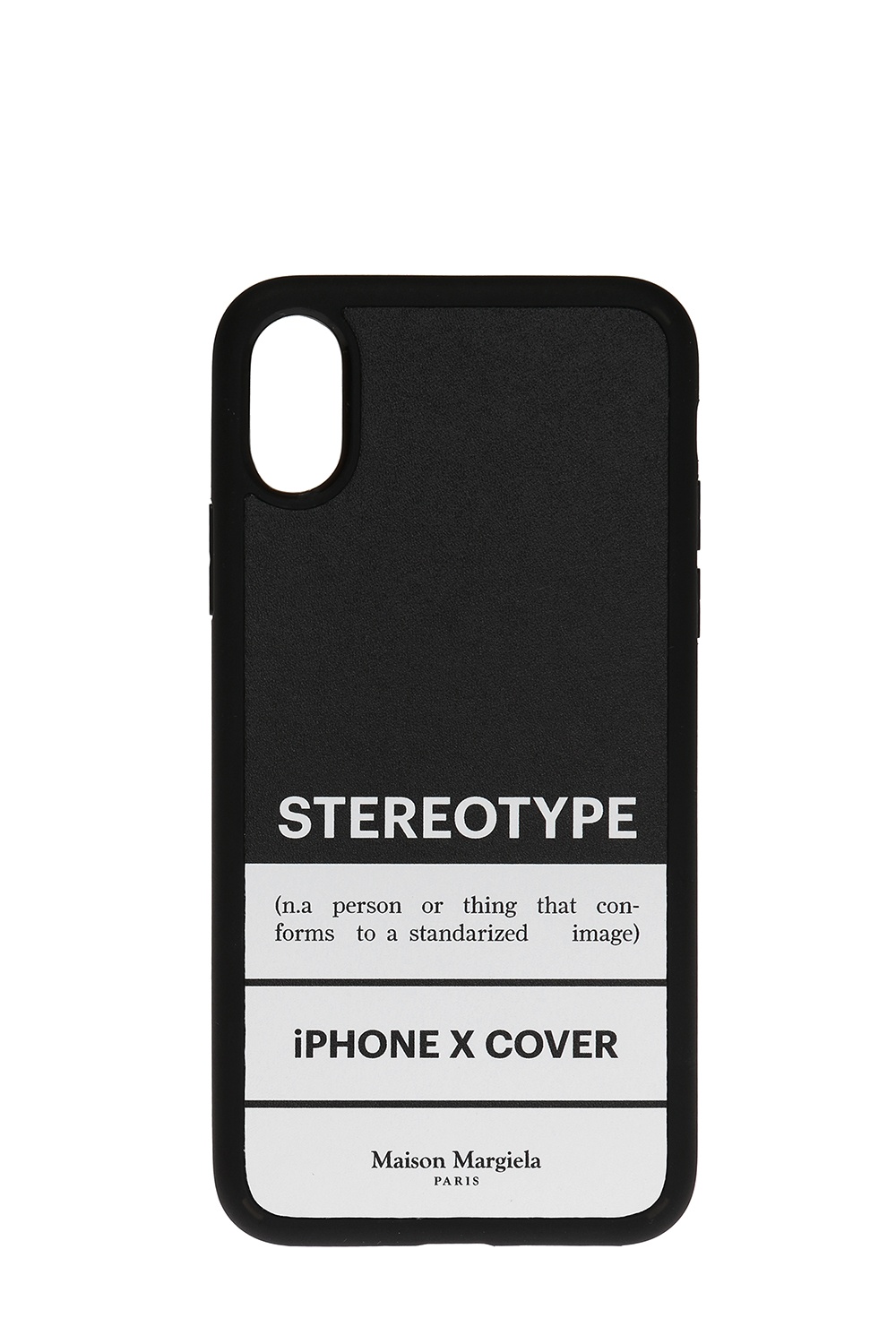 Black iPhone X case Maison Margiela - Vitkac KR